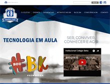 Tablet Screenshot of colegiobeka.com.br